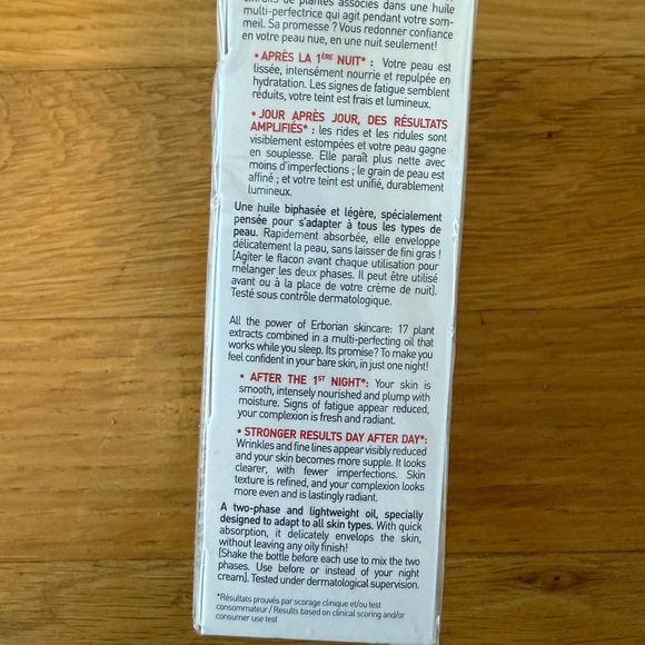 Erborian Skin Therapy Multi-Perfecting Night Oil new sealed 1 oz full size NIB - Picture 4 of 8